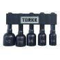 Nut Driver Bit Set -  1/4" to 1/2" - 5-Piece