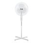 Ventilateur sur pied, 90°, 16", blanc