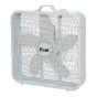 Ventilateur de plancher, carré, 20 po, 3 vitesses, blanc