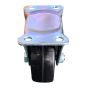 Rigid Caster - Rubber - 2" - 57kg Load Capacity