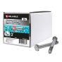 Boulons hexagonaux en acier inox, 5/16" x 3", 50/pqt
