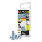 Machine Screws - M6 x 16 mm - Type B - Zinc Plated - 3/Pkg