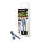 Wood Screws - #8 x 3" - Pan Washer Head - Zinc-Plated - 6/Pkg