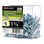 Particle Wood Screws - #6 x 1 3/4" - Asymetric Thread - 100/Pkg