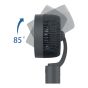 3D Air Circulation Fan - 8" - Remote Control - 3-Speed - Black