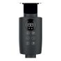 3D Air Circulation Fan - 8" - Remote Control - 3-Speed - Black