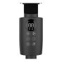 3D Air Circulation Fan - 8" - Remote Control - 3-Speed - Black