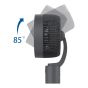 3D Air Circulation Fan - 8" - Remote Control - 3-Speed - Black