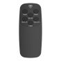 3D Air Circulation Fan - 8" - Remote Control - 3-Speed - Black