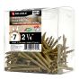 Treated Wood Screws - #7 x 2 1/4" - Trim Head - 100/Pkg