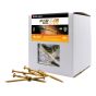 Vis structurales, #9 x 3 1/8", double action, tan, 100/pqt