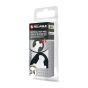 Joncs de blocage externes, 3/4", 2/pqt
