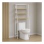 Over-the-Toilet Shelf - 26" x 61 3/4" x 11" - White