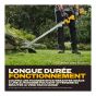 Taille-bordure sans fil, 20 V, pliable, coupe 13"