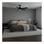 Ventilateur de plafond, 52", DEL intégrée 20 W, noir mat