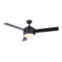 Ventilateur de plafond, 48", 3 pales, 7 vitesses, noir mat