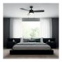 Ventilateur de plafond, 42", 7 vitesses, DEL 18 W, noir mat