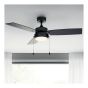 Ventilateur de plafond, 42", 7 vitesses, DEL 18 W, noir mat