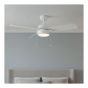 Ventilateur de plafond DEL, 42", 7 vitesses, 18 W, blanc