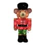 LED Nutcracker Bear - 35" - 60 Lights - Warm White