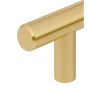Bar Pull - 76 mm - Brushed Gold - 8/Pkg