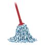 Cotton and microfibre mop