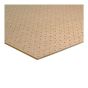 Panneaux en HDF, 4,8 mm x 4' x 8', perforé, beige