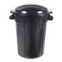 Garbage Bin - Outdoor - Resin - 80 L - Black
