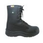 Bottes de sécurité en cuir véritable, grandeur 9, noir