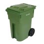 Bac roulant, 360 l, vert
