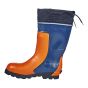 Bottes de sécurité, en caoutchouc, orange/noir, grandeur 13