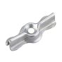 Bouton-poucier, zinc, 1,75", 4/pqt