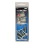 WallDriller Zinc #6  (+ Screws) Anchors (4)