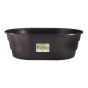 Bac de pâturage pour bétail Duraflex, noir, 150 gal, 62,75"L  x 21,75"H  x 41,5"P