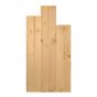 Lambris de bois, grade B, Baguetté, 3" x 8'  x 5/16", couleur naturelle, 5/pqt, couvre 10 pi²