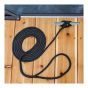 Dock Line – Nylon – Black - 3/8" x 15'