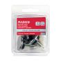 Adjustable Glides with Cushioned Steel Base - Nickel - 30 mm x 25.4 mm - 4/Pkg