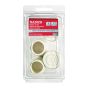Rubber leg tip - White - 1" - 4/Pkg