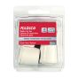 Rubber leg tip - White - 7/8" - 4/Pkg