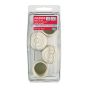 Rubber leg tip - White - 1 1/4" - 4/Pkg