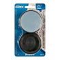 SUPER SLIDEX Gray Round Ultra-Sliding Glides - 1 3/4" - 4/Pkg