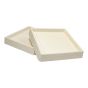 Nonskid Square Rubber Cups - Beige - 14 mm x 86 mm x 3 3/8" - 2/Pkg