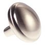 Bouton traditionnel en métal Marseille, Village, nickel brossé, 10/pqt, 28 mm