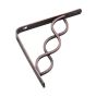 Decorative Shelf Bracket - Oil bronze - 20 mm x 8"
