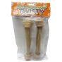 Os de cuir brut, naturel, 9,5", 2/pqt