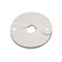 Slip Pipe Flange - Chrome - 1/2" C, 3/8""