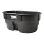 RUBBERMAID Stock Tank for Livestock - Black - 567.8 l - 58" x 39"
