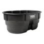 RUBBERMAID Stock Tank for Livestock - Black - 567.8 l - 58" x 39"