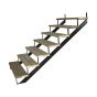 Stair Riser - 7 Steps - 60" - Black
