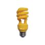 Ampoule anti-insecte, T2 spirale, 13 W